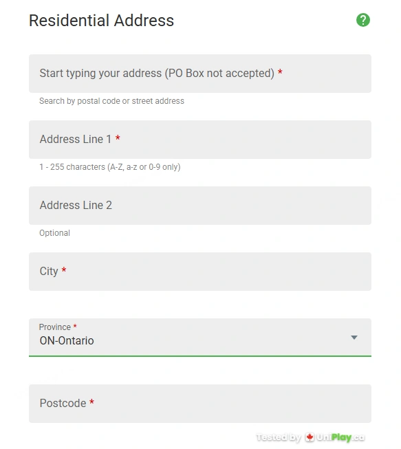 JackpotCity Casino — registration step 4