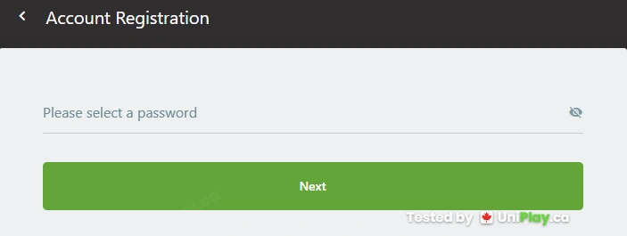 Grand Mondial — registration step 3