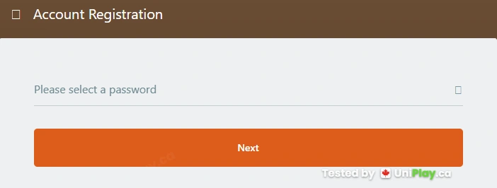 Captain Cooks Casino — registration step 3