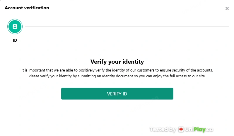 BetNova — registration step 4