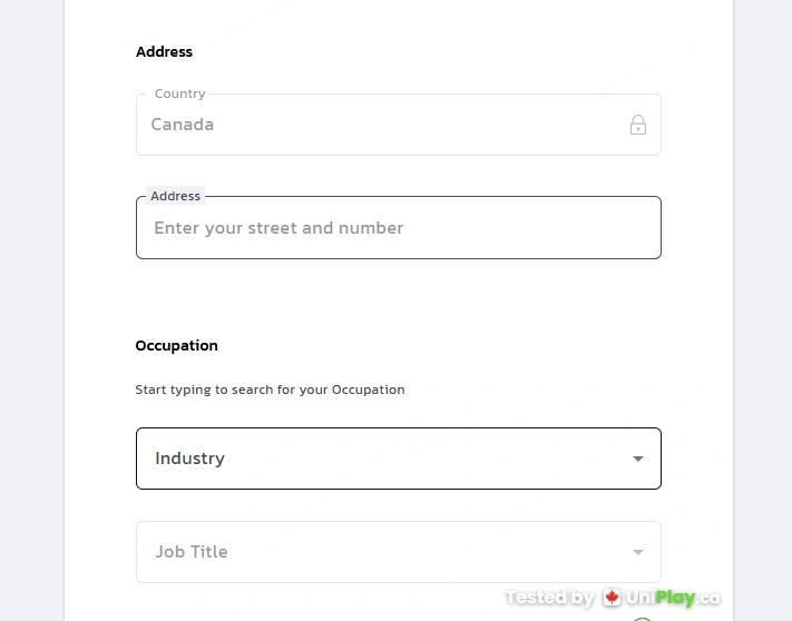 Royal Panda — registration step 3