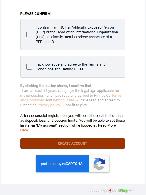 Pinnacle — registration step 4