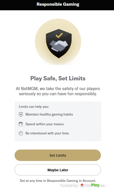 BetMGM Casino — registration step 10